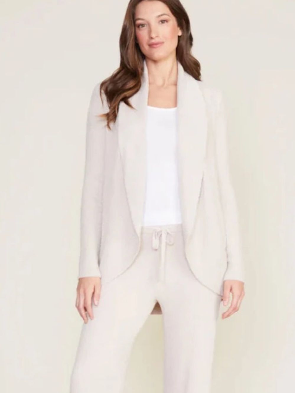 ·Barefoot Dreams· Taupe CozyChic Circle Cardigan